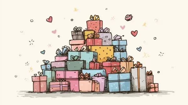 Hearing I love you every day vs getting a gift once a month question illustration