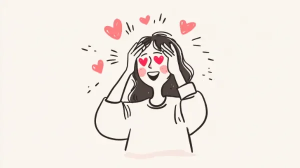 Butterflies every single day vs comfy like best friends question illustration