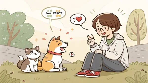 Talking to animals vs talking to plants question illustration