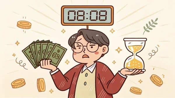 $1,000 a day but 10 fewer years vs full lifespan question illustration