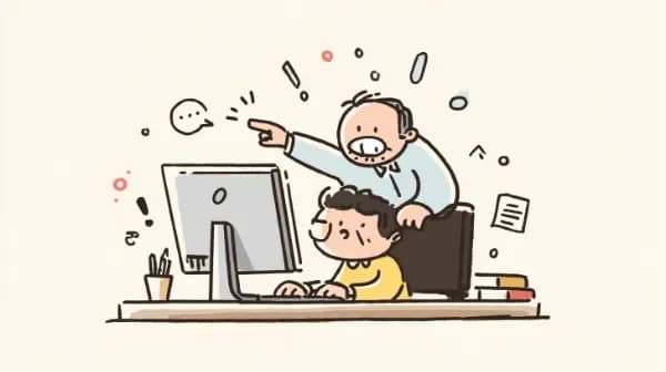 Micromanaging mentor vs mentor who teaches nothing question illustration