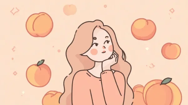 Soft vs crunchy peach question illustration