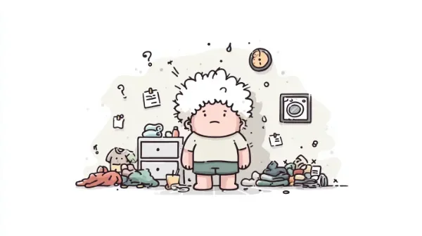 Loud snorer vs once-a-week shower roommate question illustration