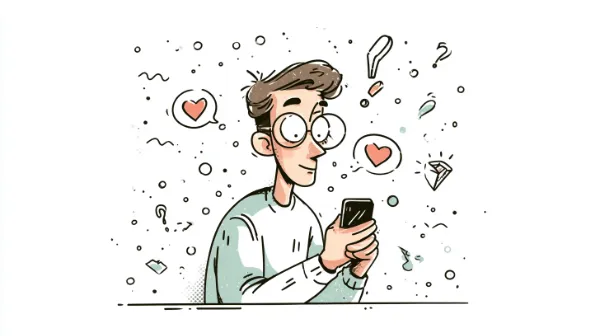 Cheating with the opposite sex vs the same sex question illustration