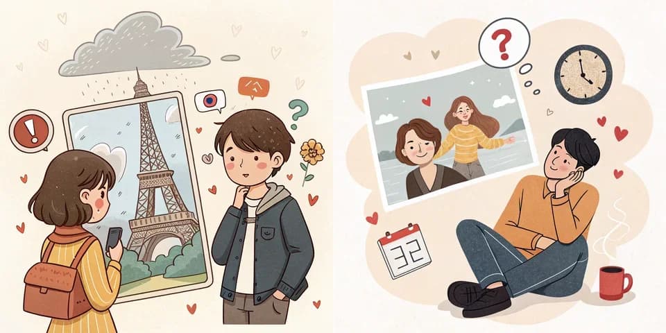Me duele vs ya es pasado, ilustración de la pregunta
