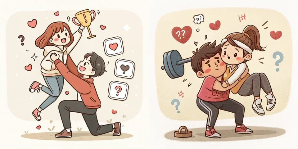 Sí que compita vs ni de broma, ilustración de la pregunta
