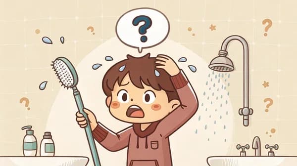 Never brushing your teeth again vs never showering again question illustration