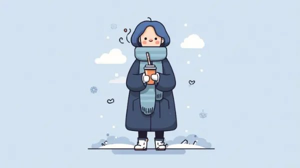 Iced coffee vs hot Americano question illustration