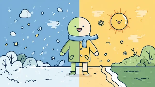 Winter forever vs summer forever question illustration
